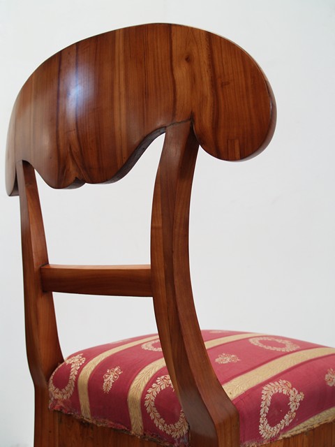 Biedermeier Sessel Schaufellehne