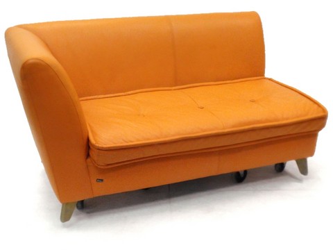 Bretz Leder Sofa Recamiere Monster