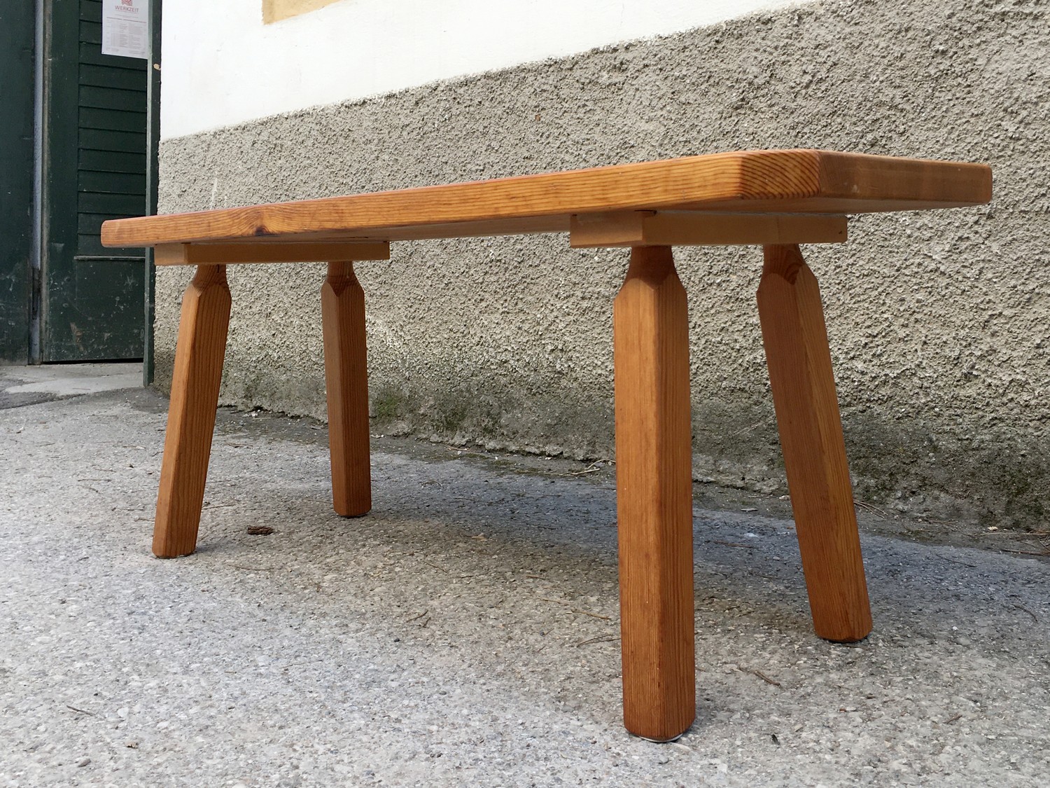 Sitzbank Vollholz Vintage massive Landhausstil Bauernmöbel