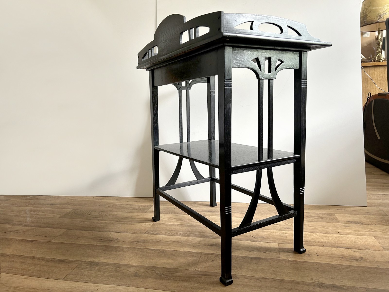 Antike Möbel Jugendstil Tisch antik Serviertisch schwarz