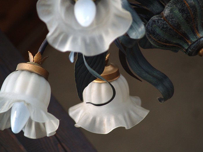 Pendellampe Metall Glas