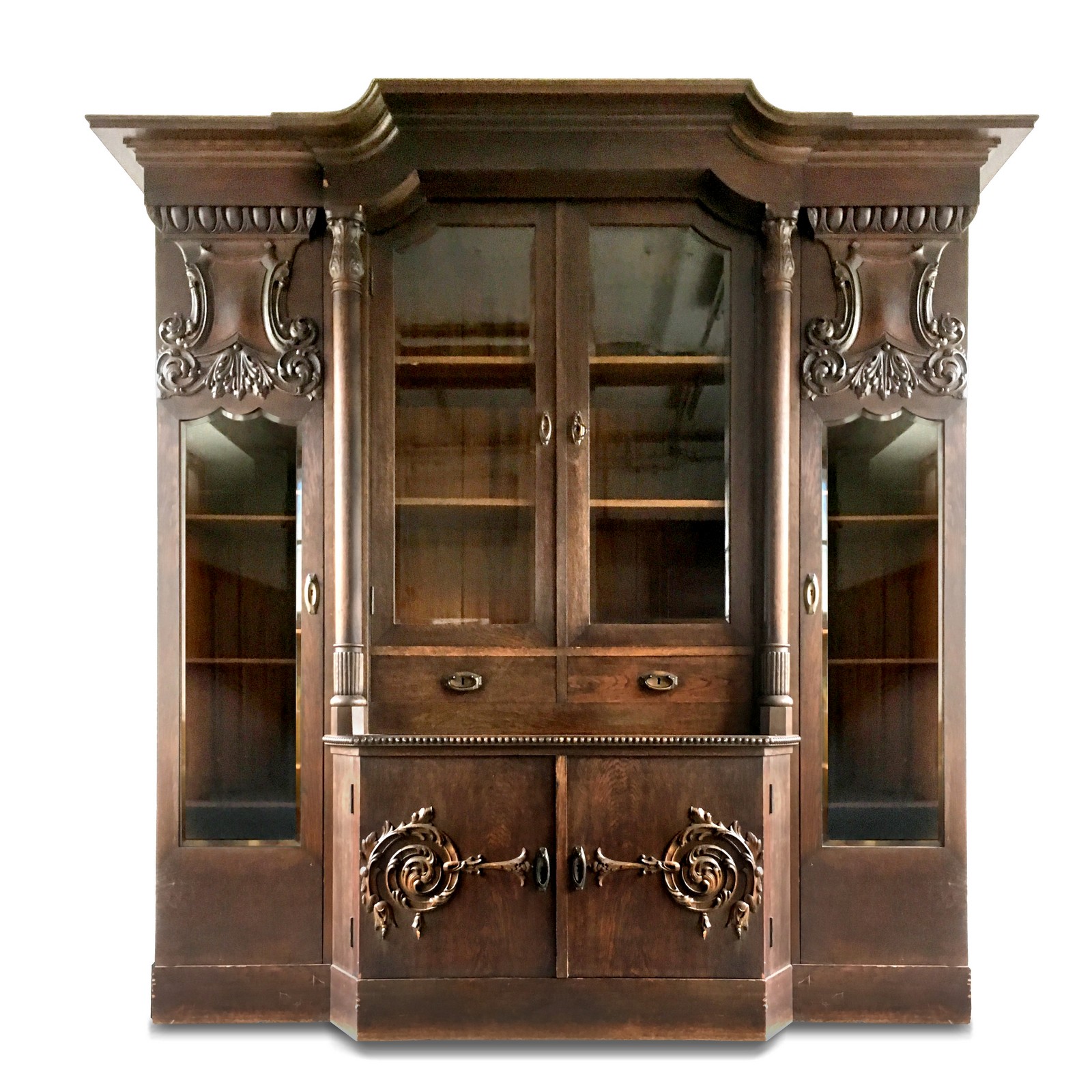 Geschirrschrank antik Bücherschrank 1860 Sale Massivholz Onlineshop Antikhändler Sale