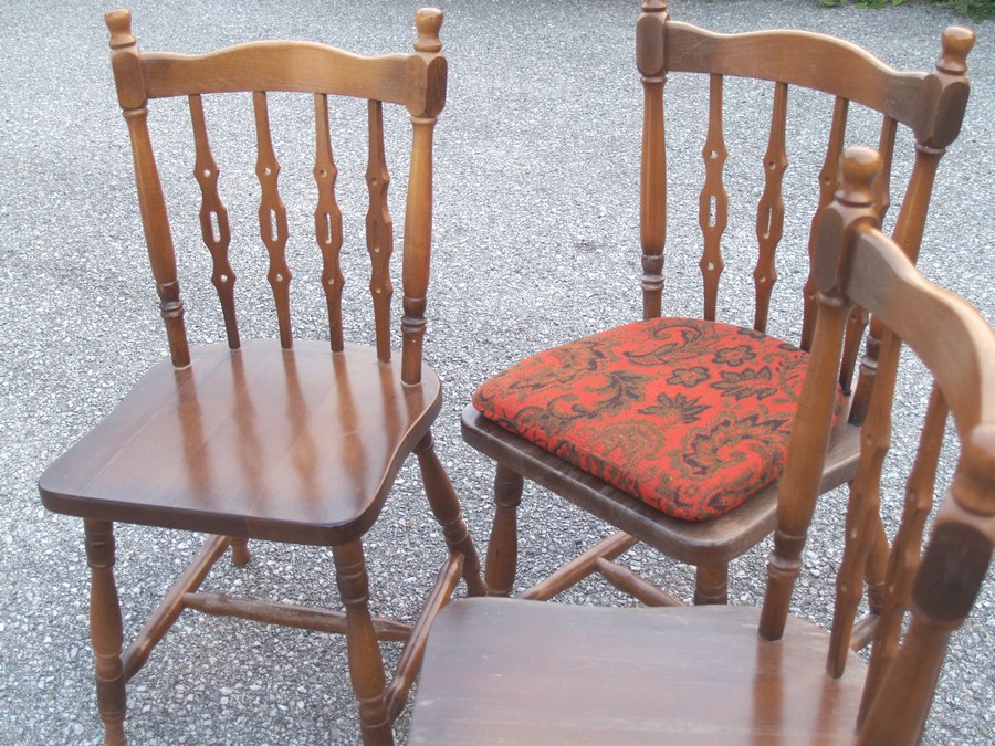 Sprossenstühle Sessel Vintage