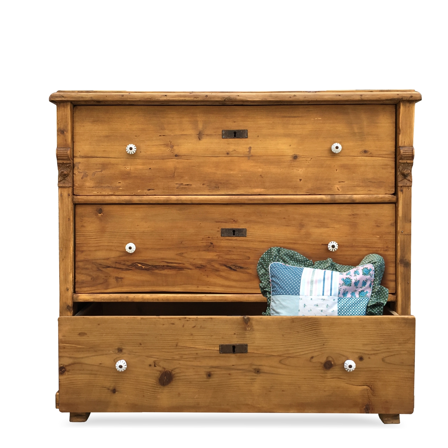Ladenkommode Kommode Weichholz Landhaus Vintage antik Kommode antik Landhaus Naturholz