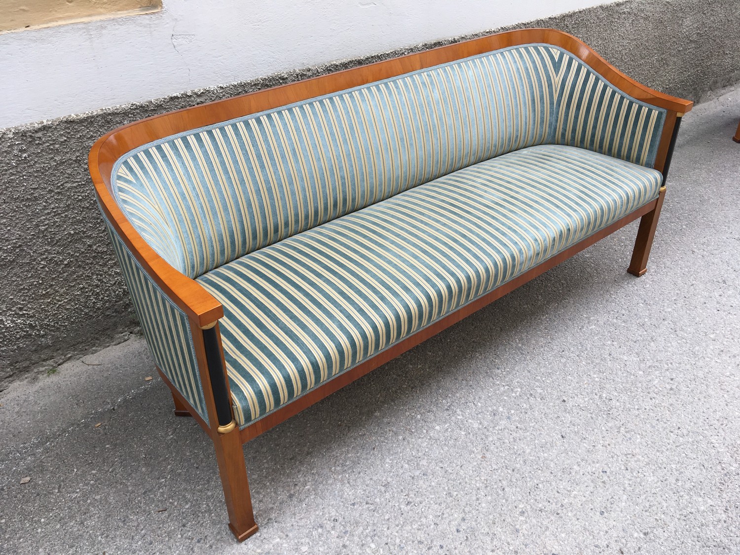 Sitzgarnitur Biedermeier Stil Sofa Tisch Sessel Sofagarnitur