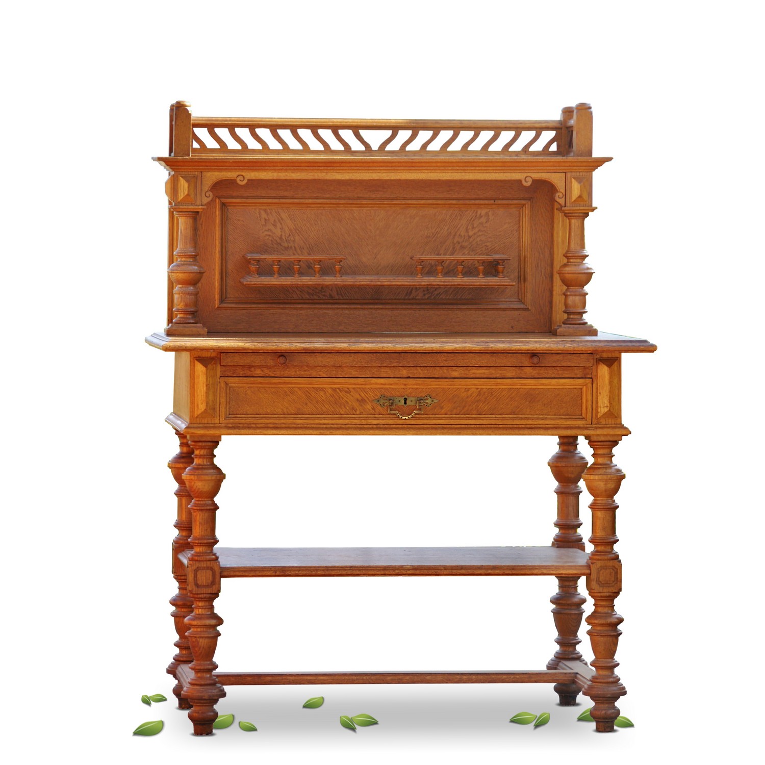 antike Anrichte Regal Konsole Möbel für Speisezimmer Buffet Schrank Anrichte Möbel antik Regal Holz Vollsäulen Kommode Konsole