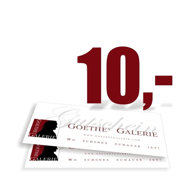 Einkaufsgutschein Geschenkgutschein Gutschein € 10,00 Gutschein EUR 10,00