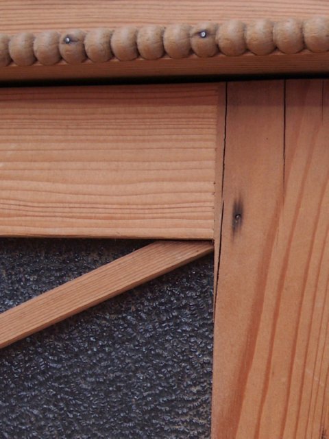 Kredenz Naturholz Küchenschrank antiker Weichholz Schrank