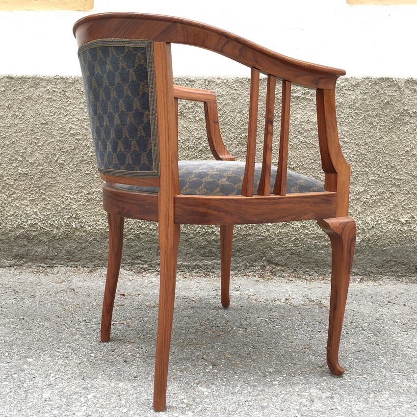 Jugendstil Armlehnstuhl antik Sprossen