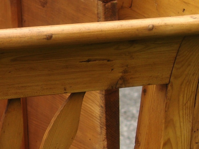 Sitzbank antik Biedermeier