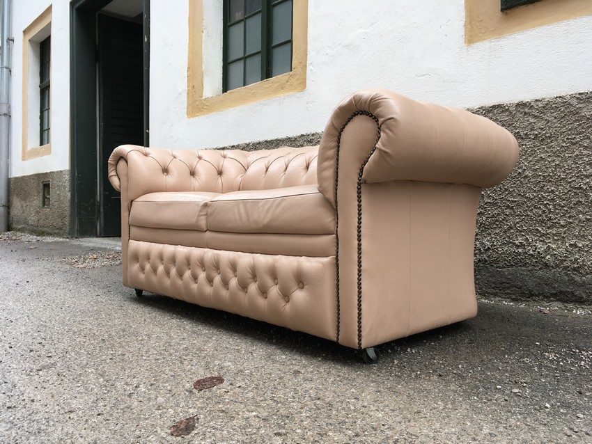 Ledersofa antik-stil