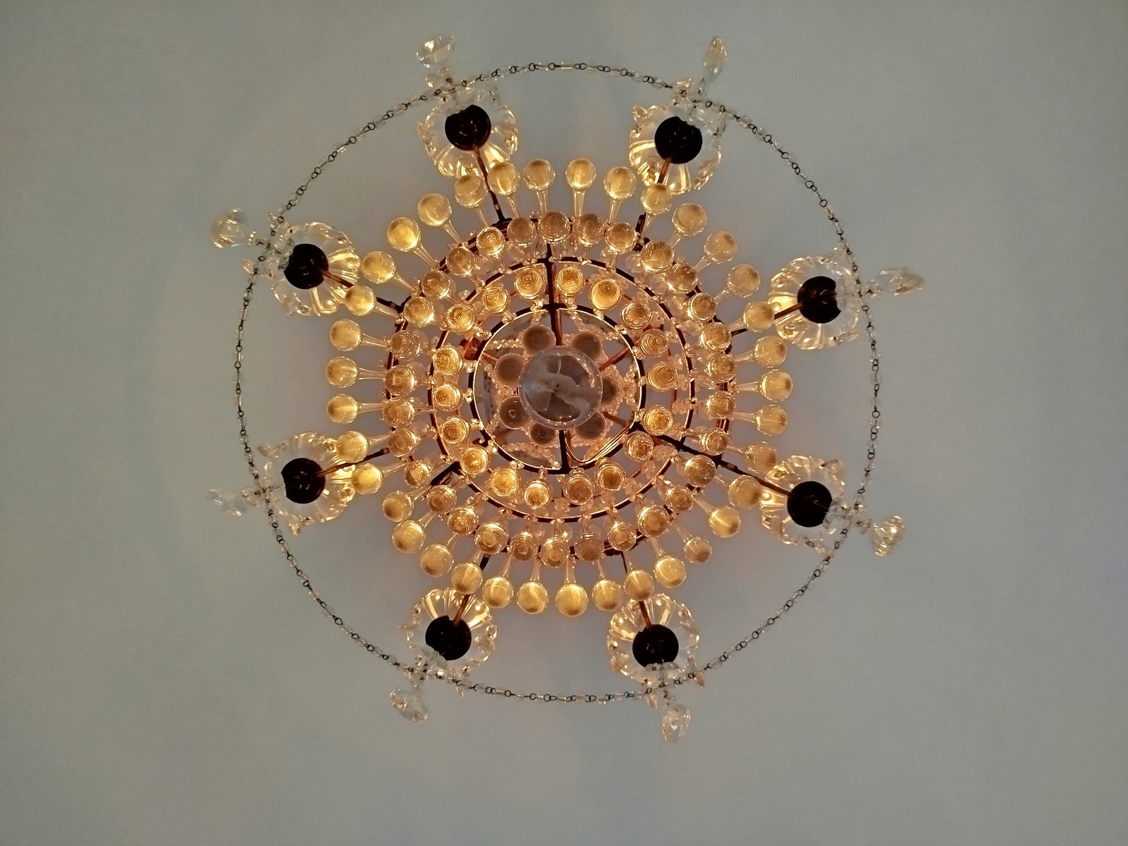 Neoklassizistischer Kronleuchter Kristall Murano Glas Antik Neoklassizistischer Kronleuchter Kristall Murano Glas Antik