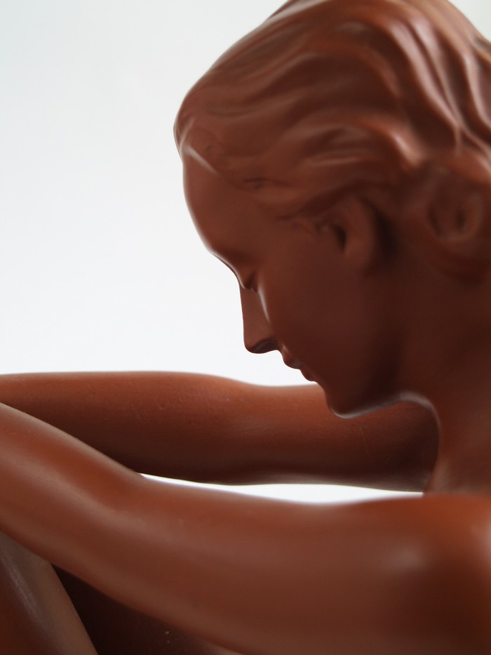 Keramik Aktfigur Vintage Keramik groß