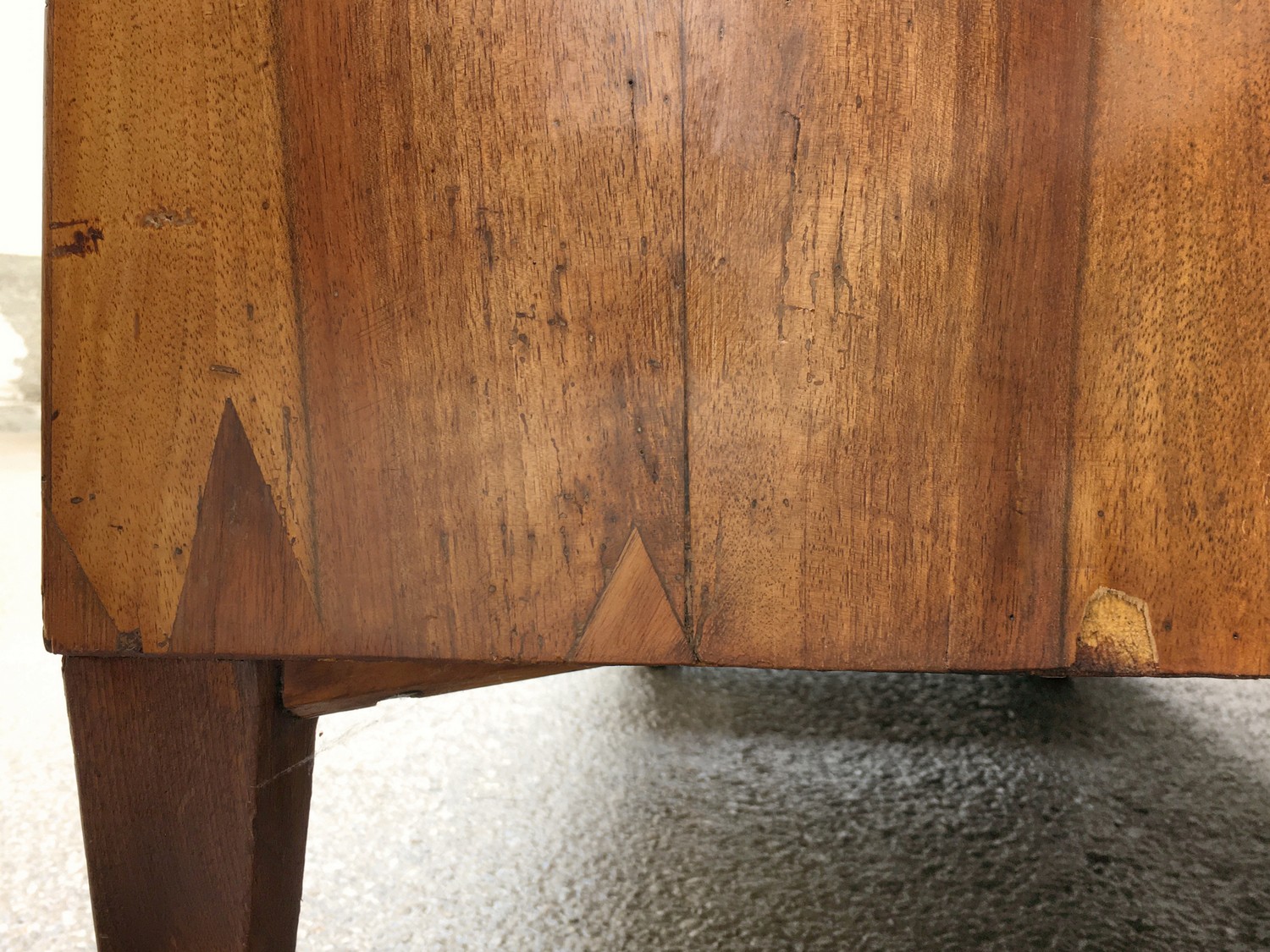 Kommode Ladenkommode Biedermeier Nussholzfurnier antik original