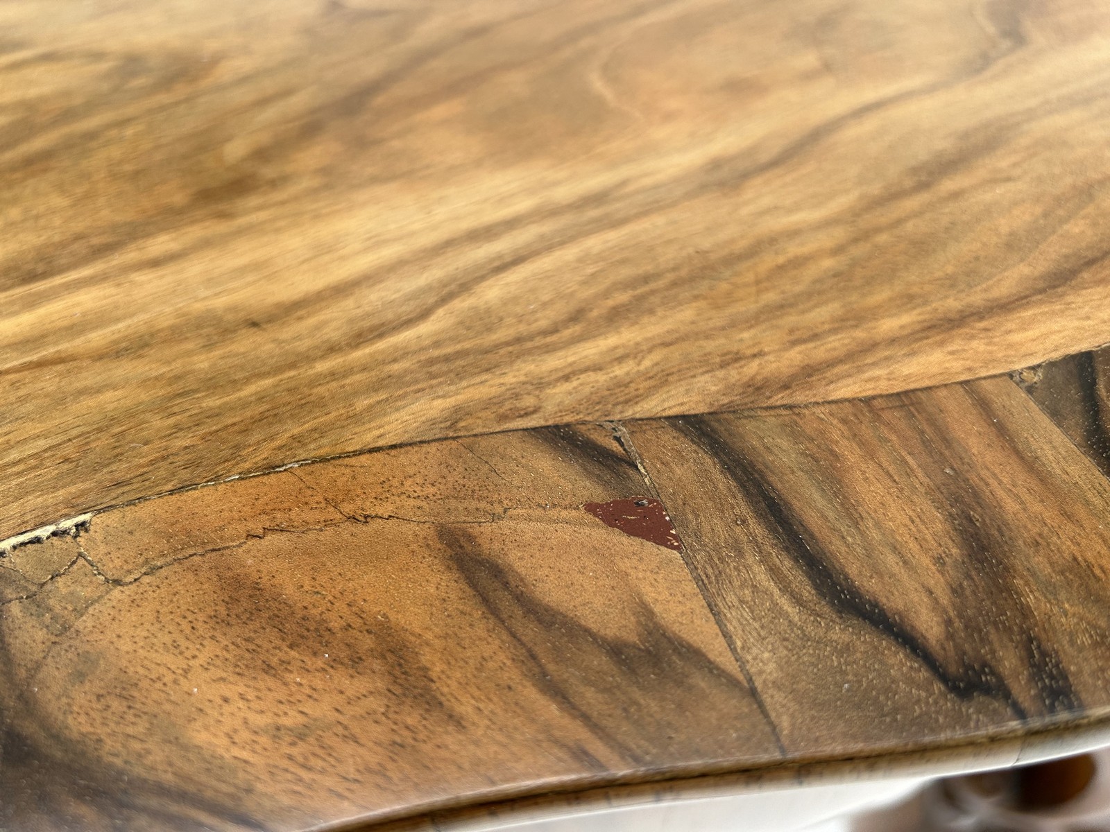 Barock Tisch antik Biedermeier Nussholz Antiquität um 1800