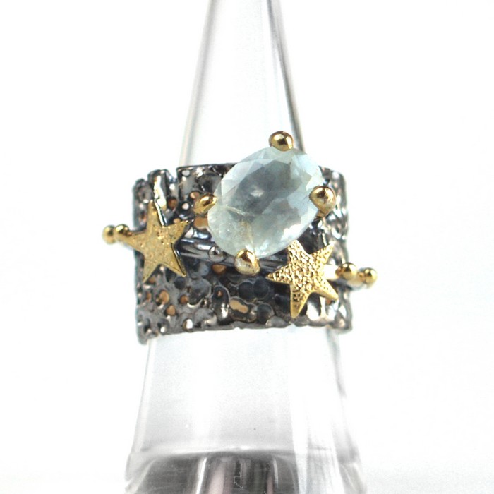 Ring Aquamarin Stern