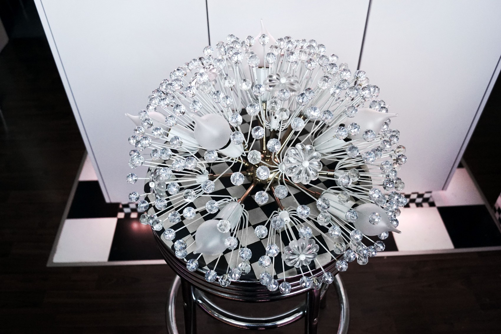 Deckenlampe Emil Stejnar Design Wandlampe Pusteblume Snowball Vintage Kristalle