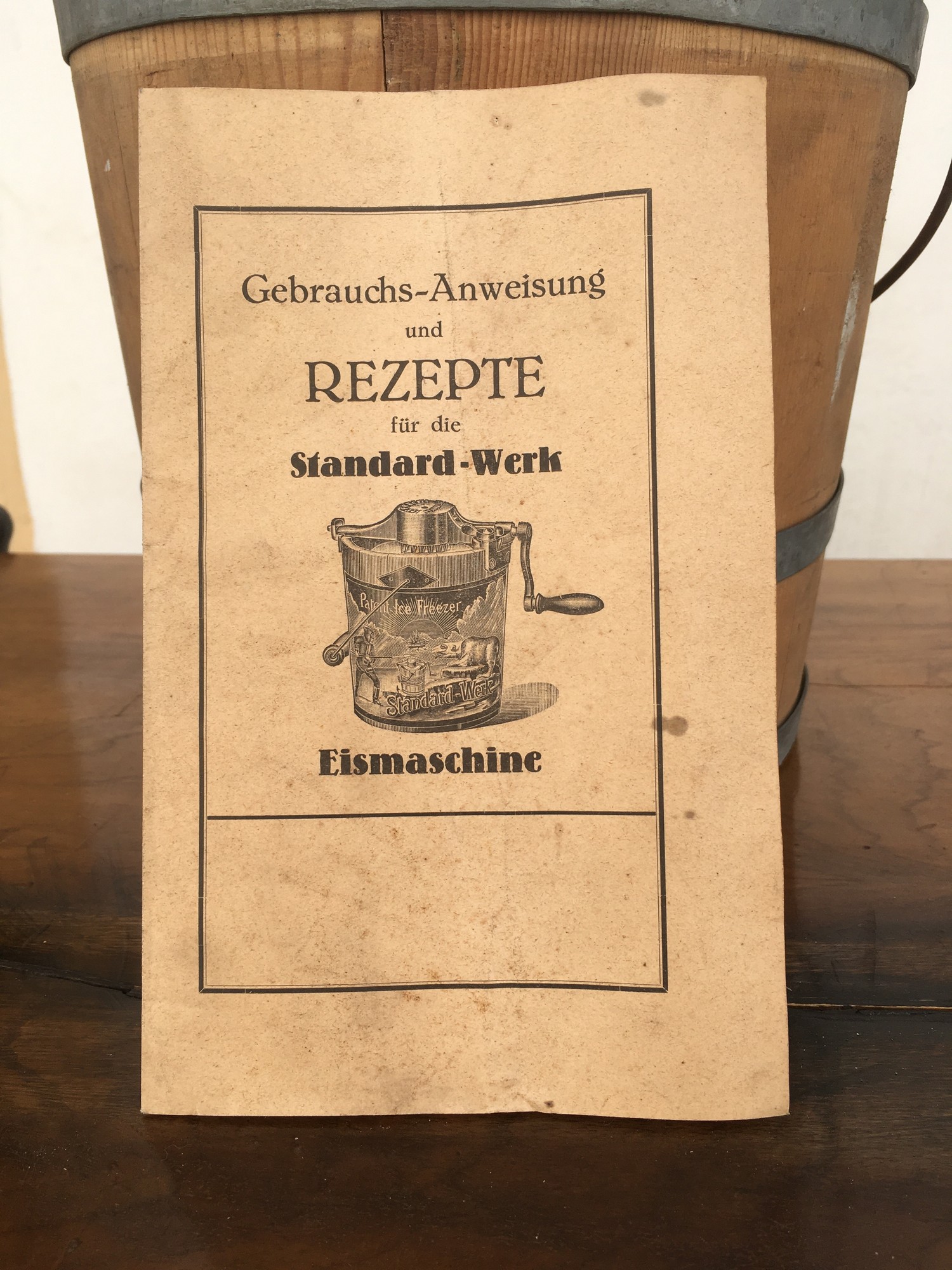 Eismaschine Anleitung original