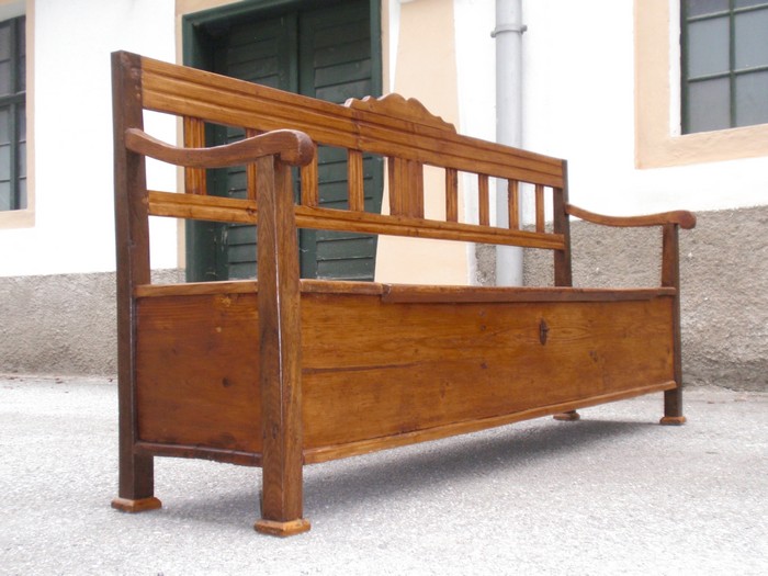 Truhenbank Weichholz