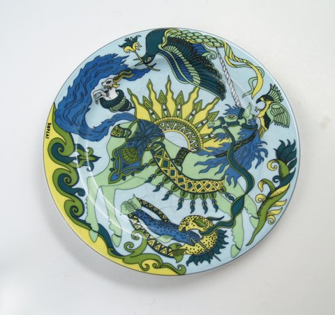 Bopla Teller Drache Meerjungfrau