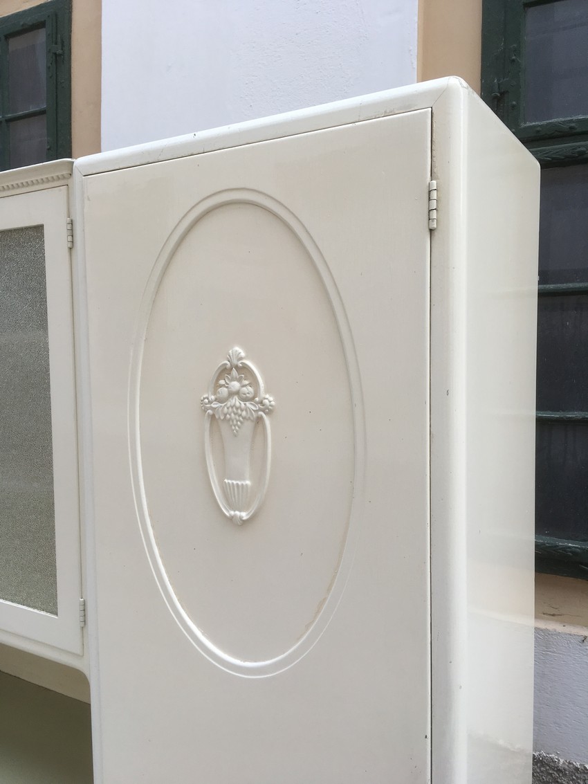 Antik Schrnak Küche Möbel creme Shabby Chic