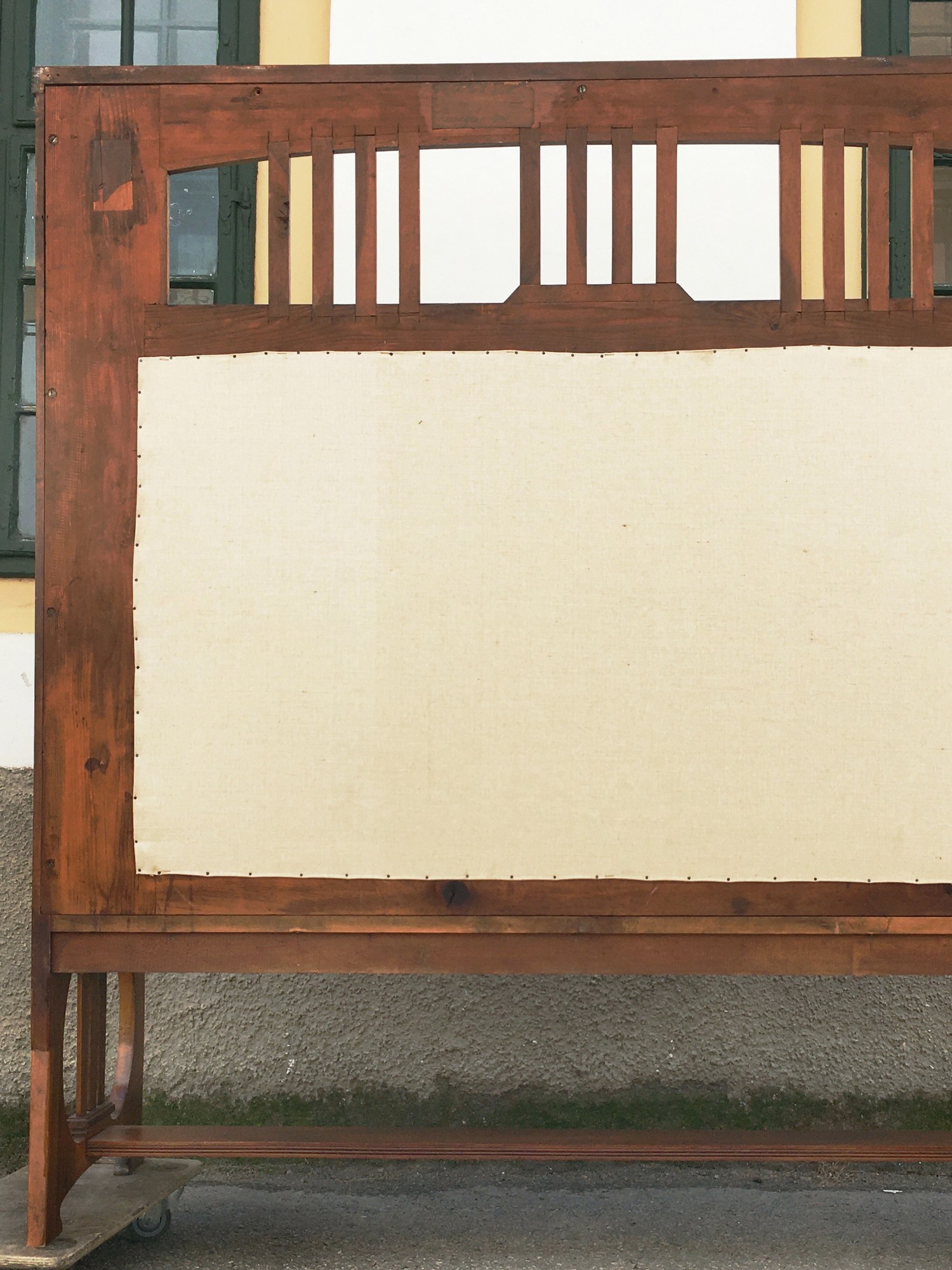 Sofa antik restauriert Überbausofa Sitzbank Vollholz Wiener Möbel