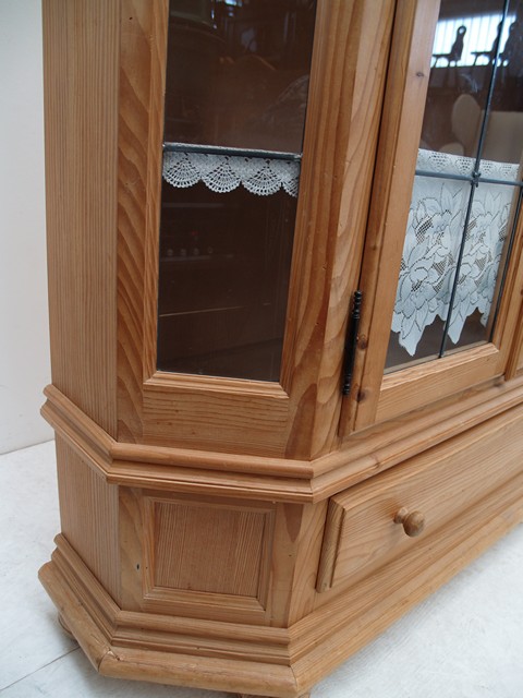 Landhaus Vitrine Schrankvitrine