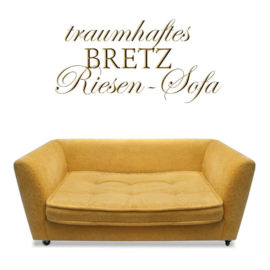 Bretz Monster gelb gebraucht 3-Sitzer