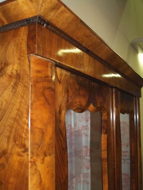 Biedermeier Vitrinenschrank Vitrine