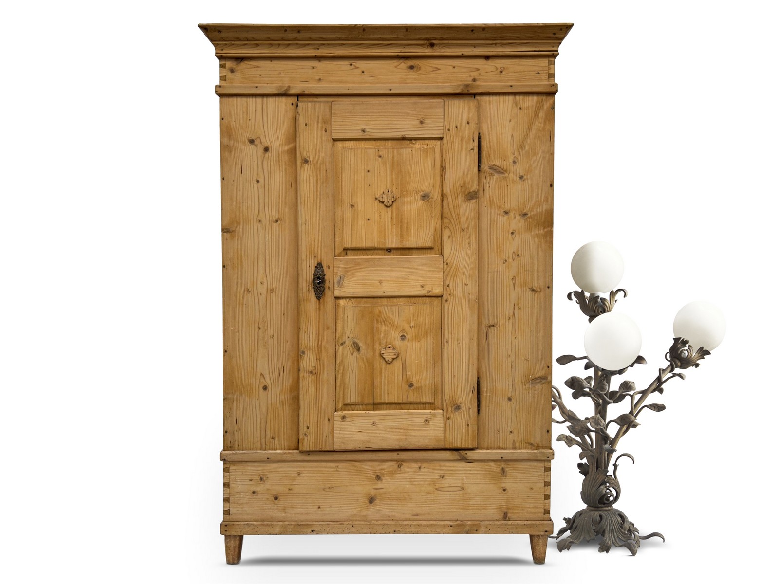 Schrank antiker Bauernschrank Weichholz Kleiderschrank um 1880 Antiker Bauernschrank Weichholz Kleiderschrank 1-türig