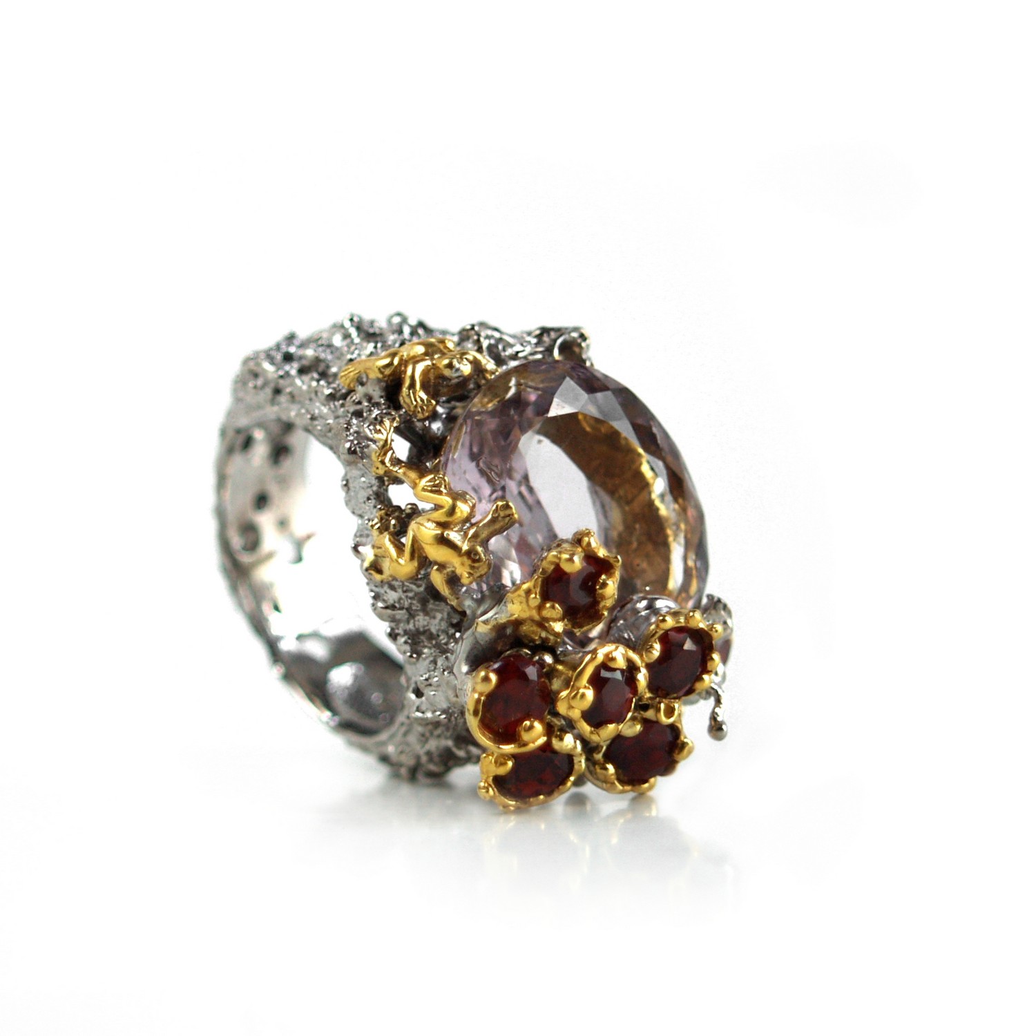 Ring Amethyst rosa