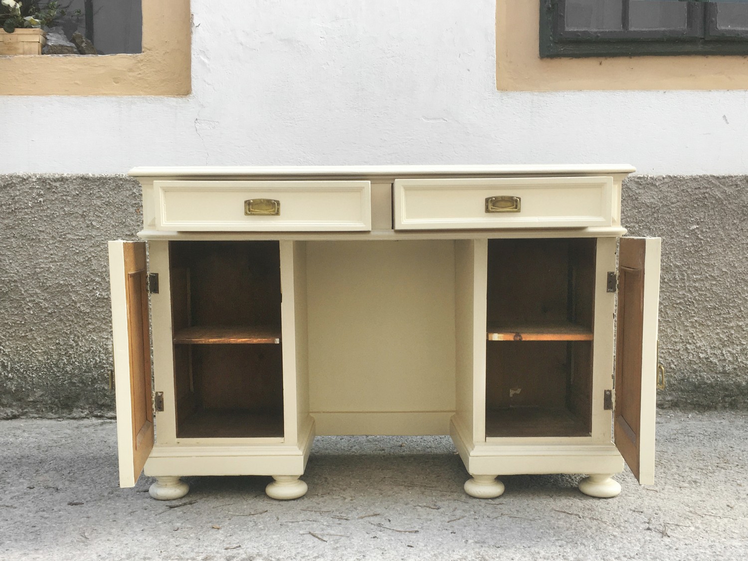 Schreibtisch antik Shabby Chic Konsolentisch Wandtisch Historismus Kinderschreibtisch