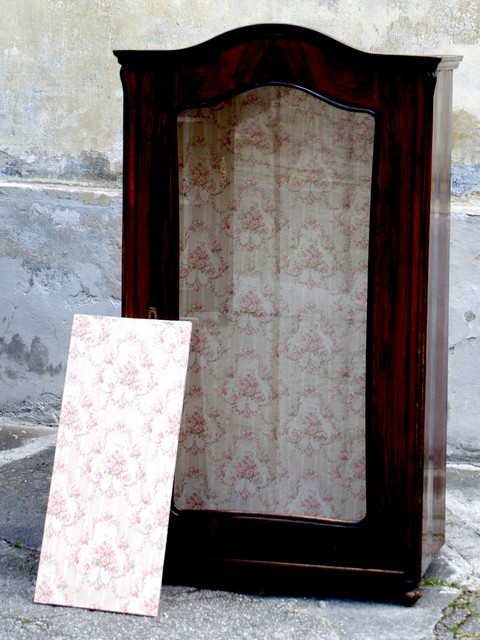 Vitrine kleiner Schrank antik 1860