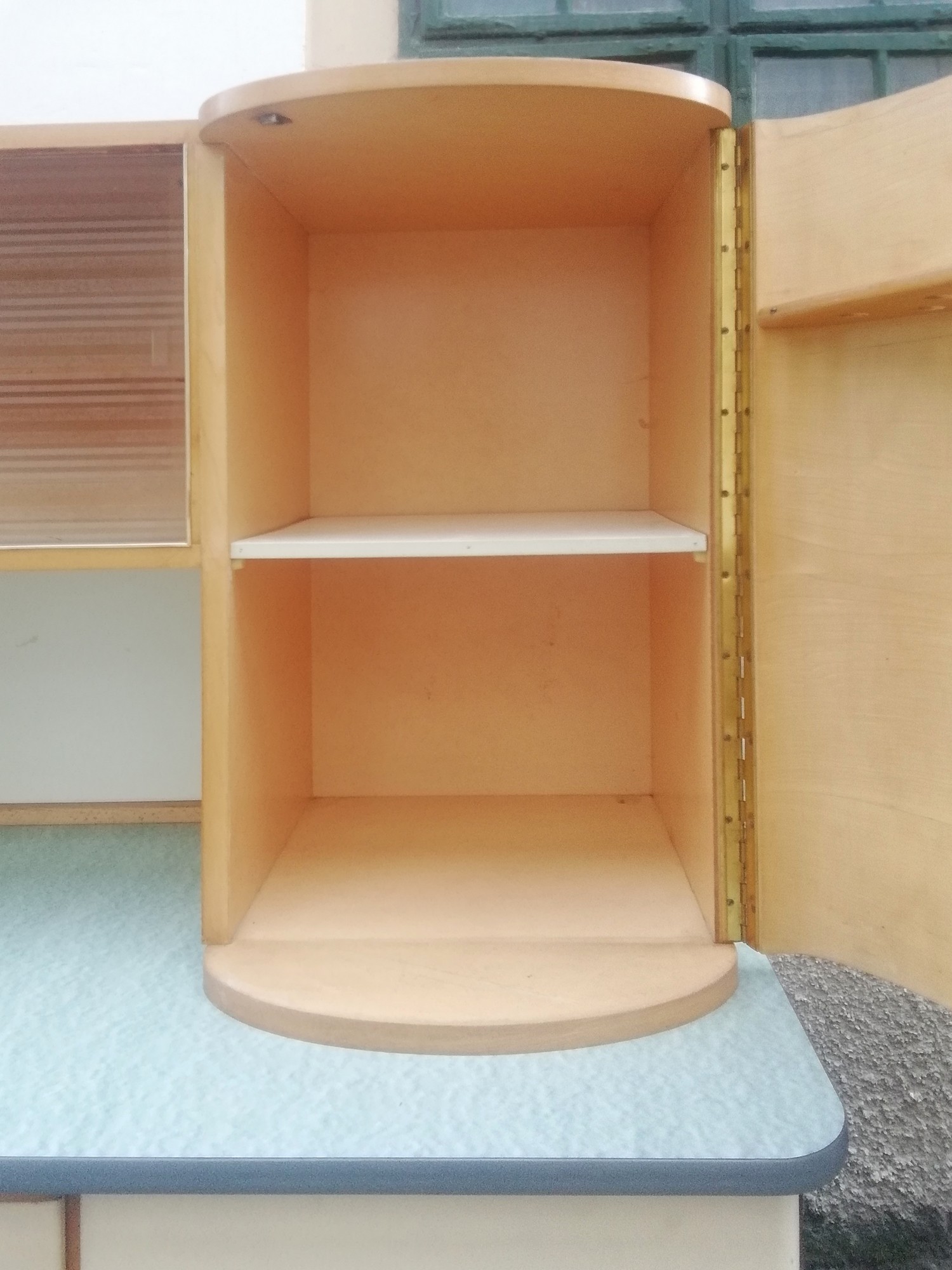 Küchenschrank 40er 50er 60er-Jahre Pastell Vintage Möbel Küche Vollholz