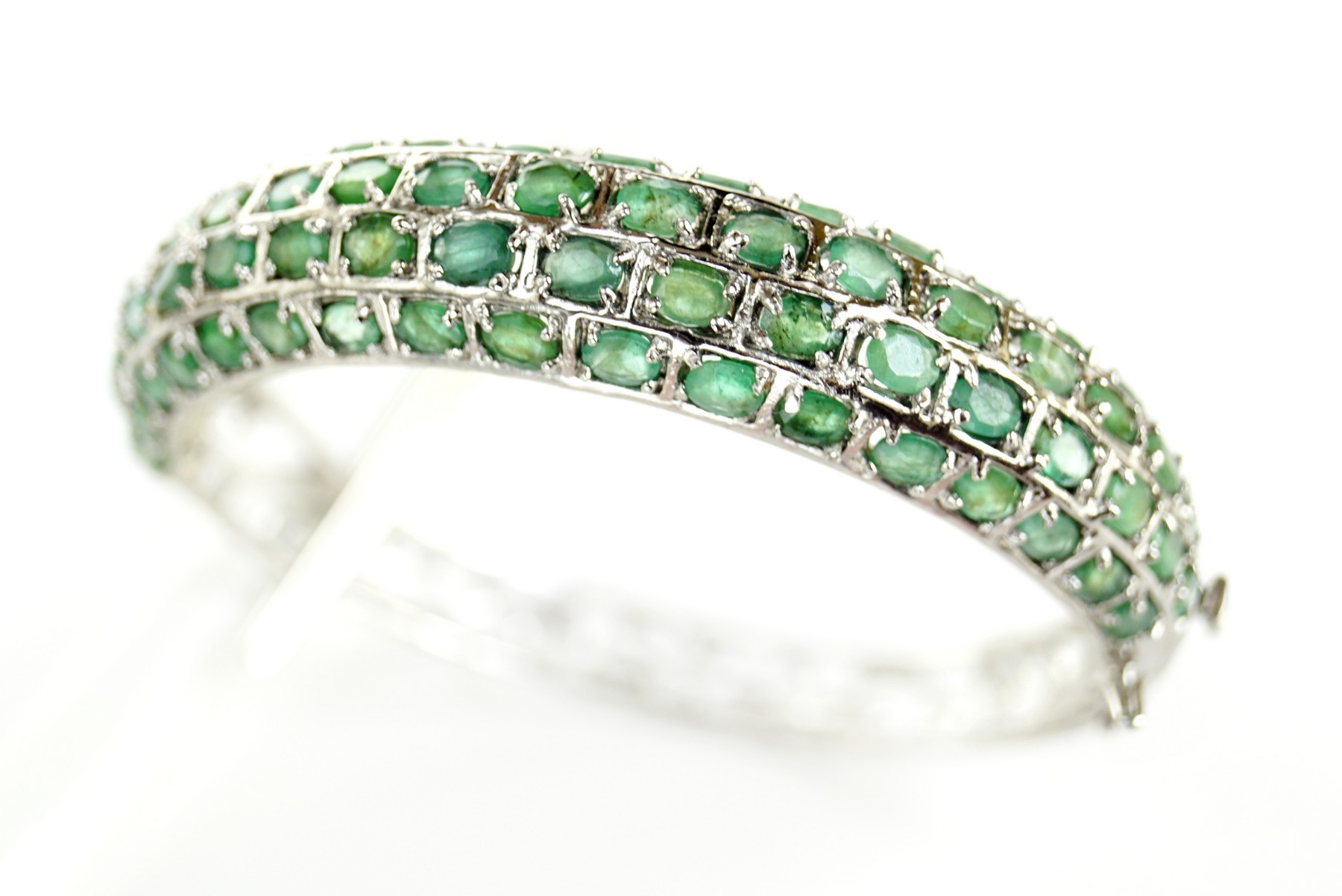 Smaragde Armreifen Silber 925