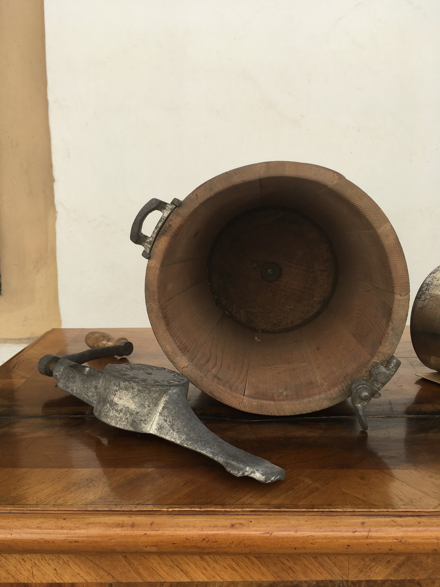 Eismaschine Holzkuebel