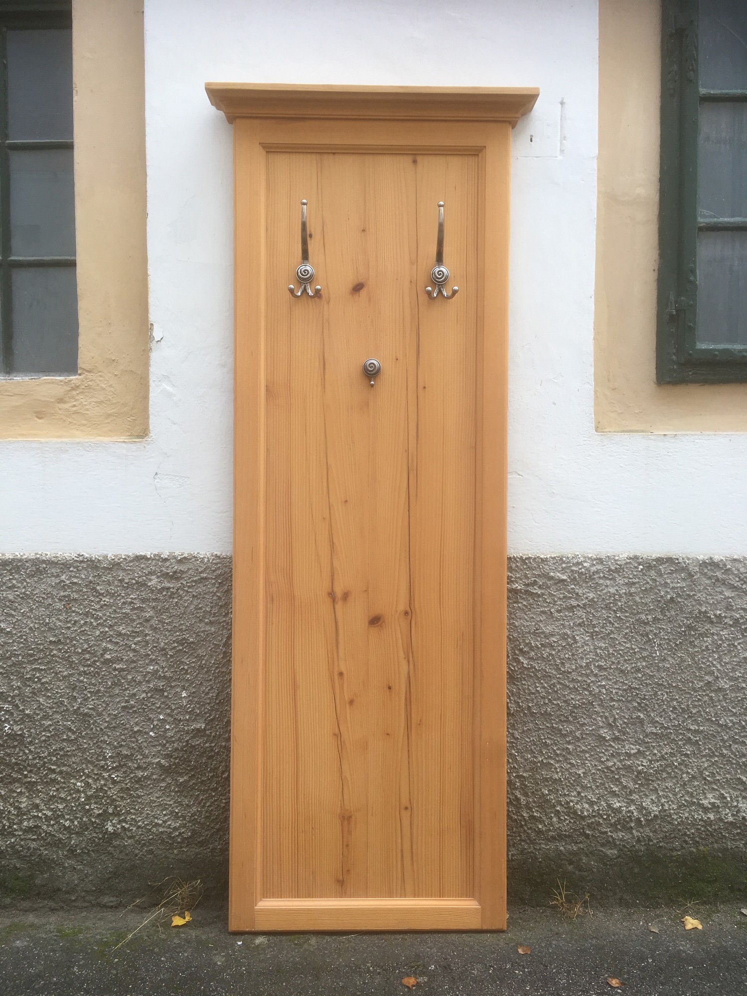 Wandpaneel Naturholz Garderobe gebraucht Holz