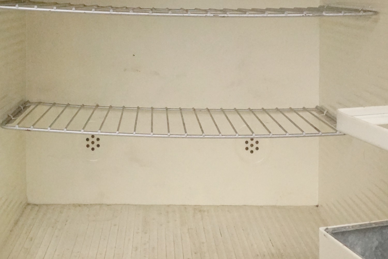 Kühlschrank Retro Küche creme