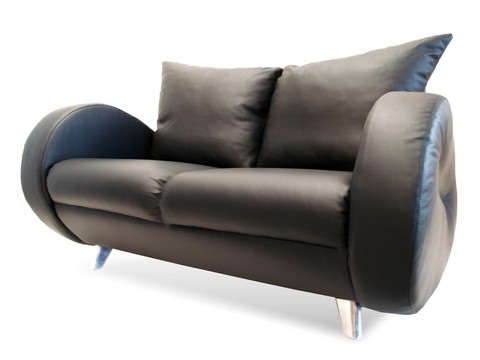 Bretz Ledersofa schwarz Sofa Popeye
