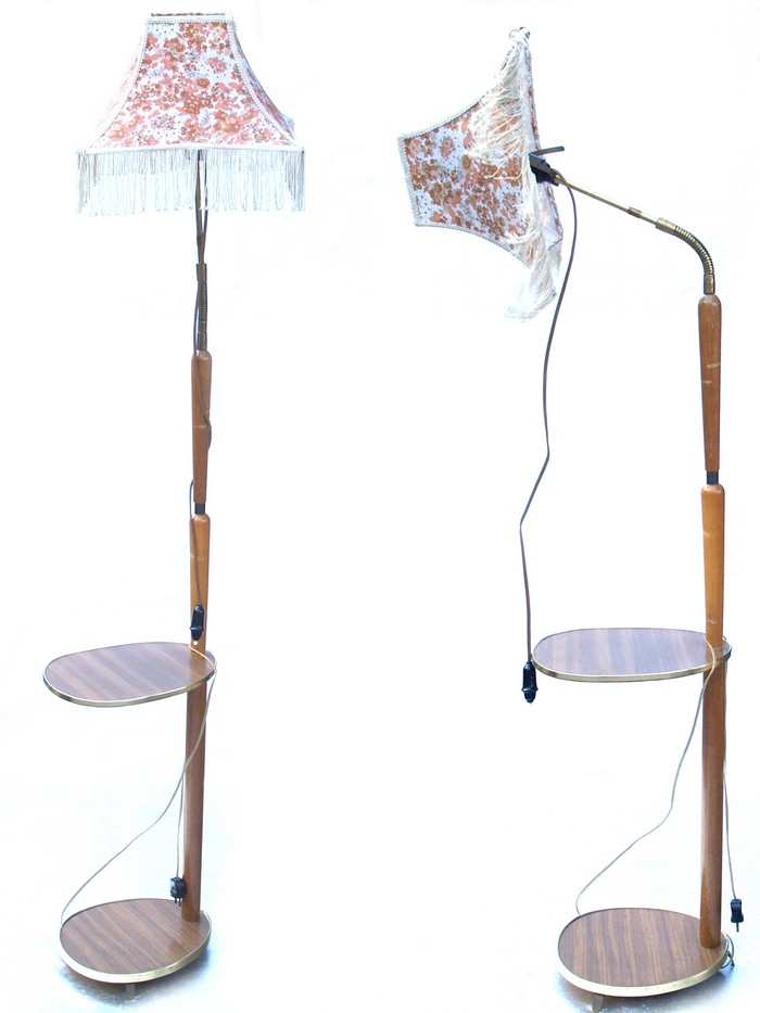 Stehlampe Midcentury Nierentisch