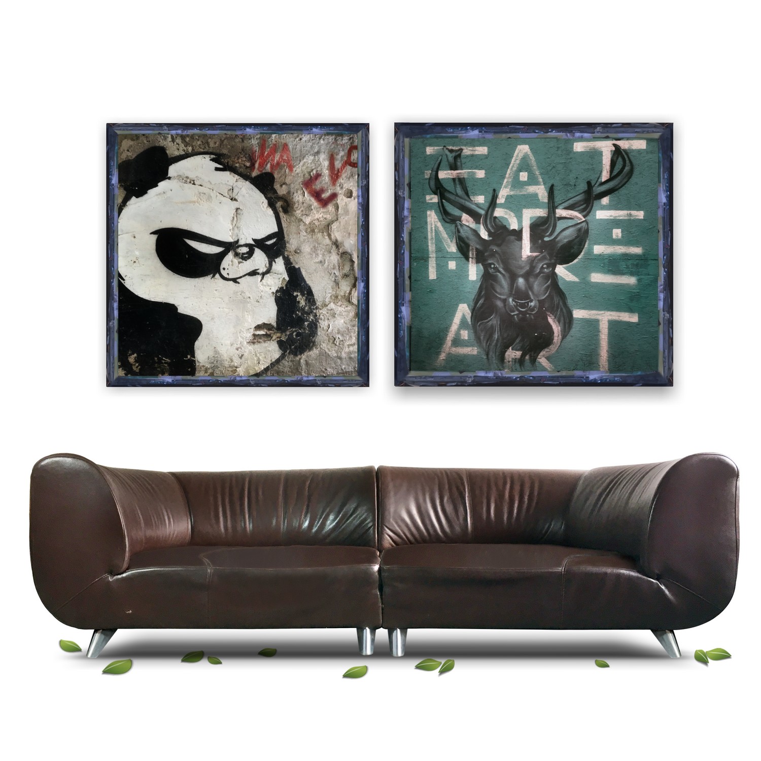 Bretz Sofa Chill Loveseat Riesensofa Leder braun Designklassiker