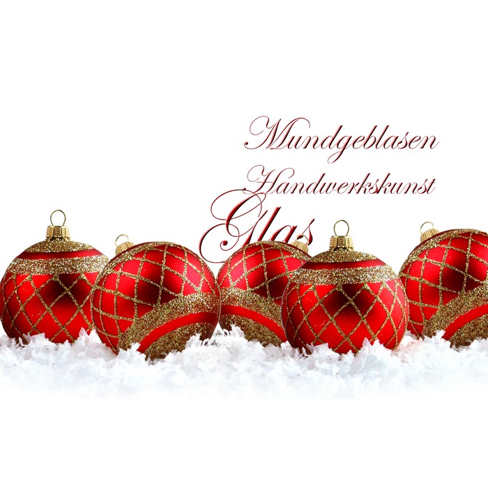 Glas Christbaumschmuck Mundgeblasen