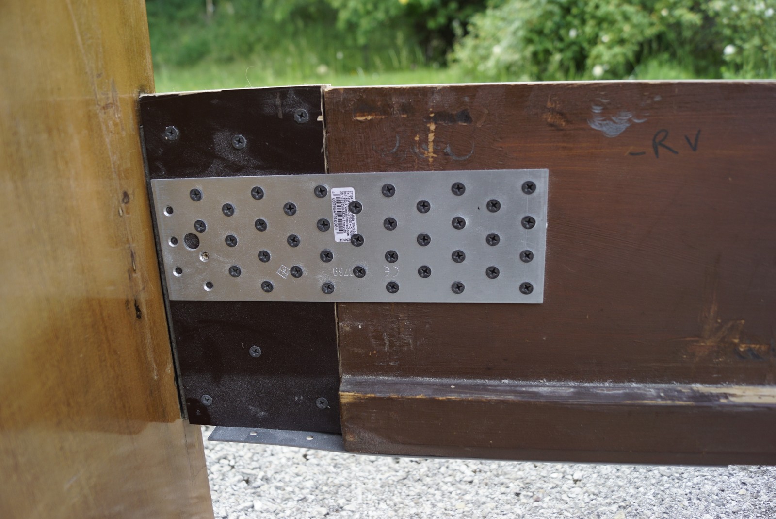 Bettrahmen Barockstil antik Doppelbett vintage