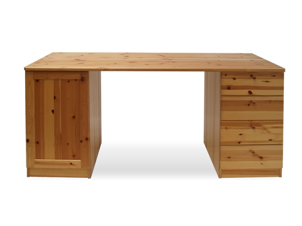 großer neuzeitlicher Schreibtisch Holz, gebrauchter u. guter Zustand Holz Schreibtisch gebraucht