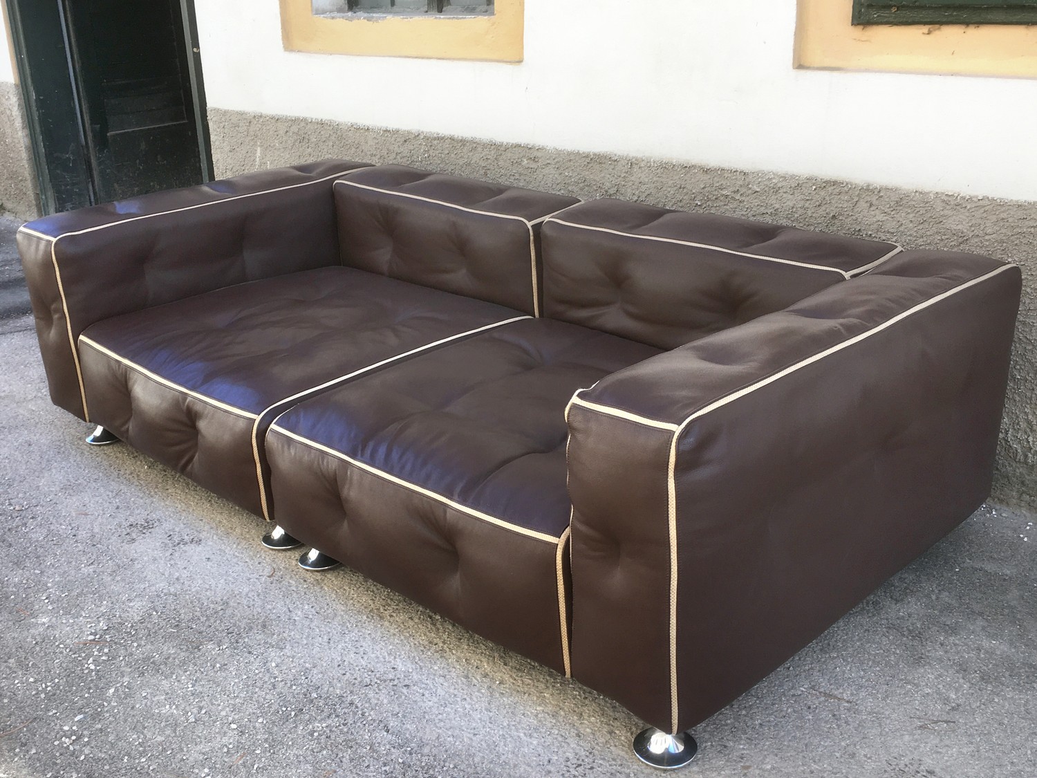 Bretz Sofa braun Lounge Möbel Riesensofa neuwertig Don Corleone