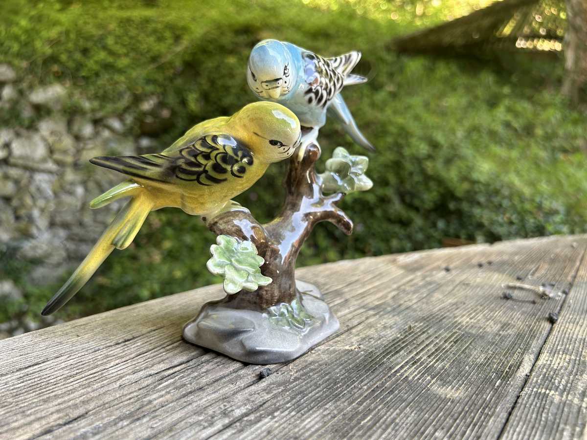 Keramos Porzellan Vogel