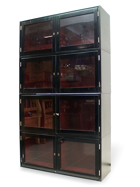 Noir Vitrine Bücherschrank