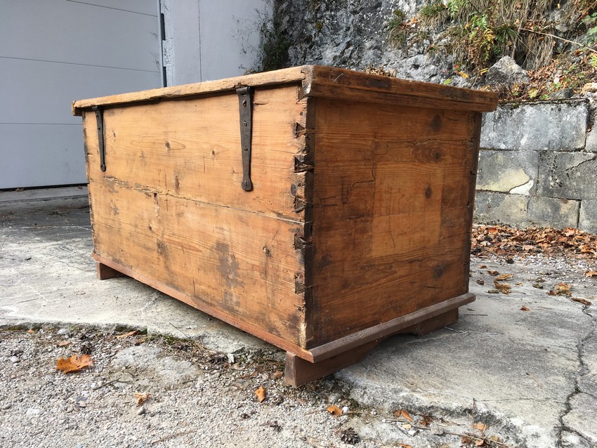 Weichholz Truhe