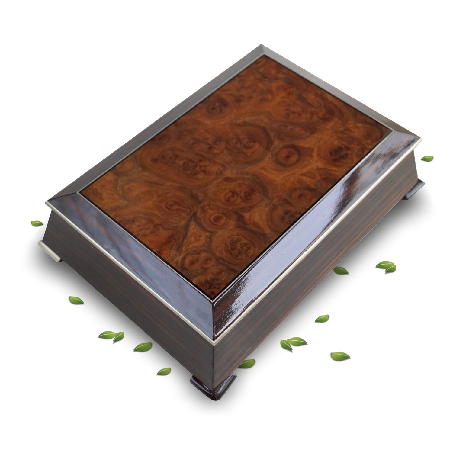 Schatulle Palisander ANTIK mit Geheimverschluss und Geheimfach Schatulle Palisander antik Box Schmuckschatulle Geheimschloss Geheimfach