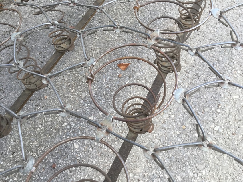 Bett Jugendstil Messing